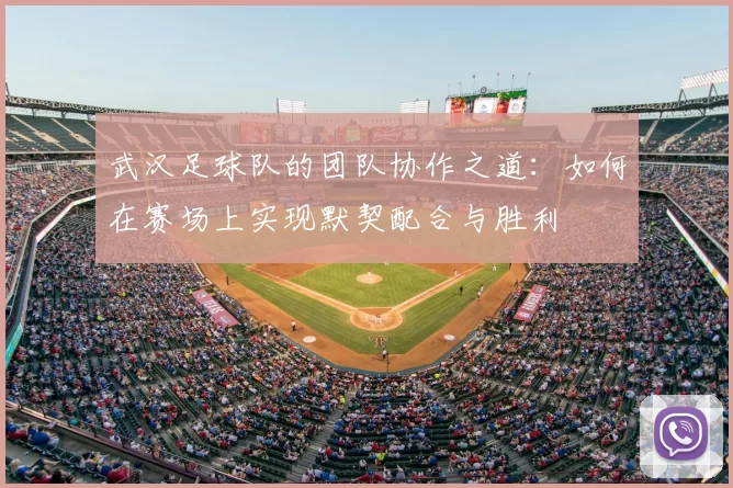 武汉足球队的团队协作之道：如何在赛场上实现默契配合与胜利