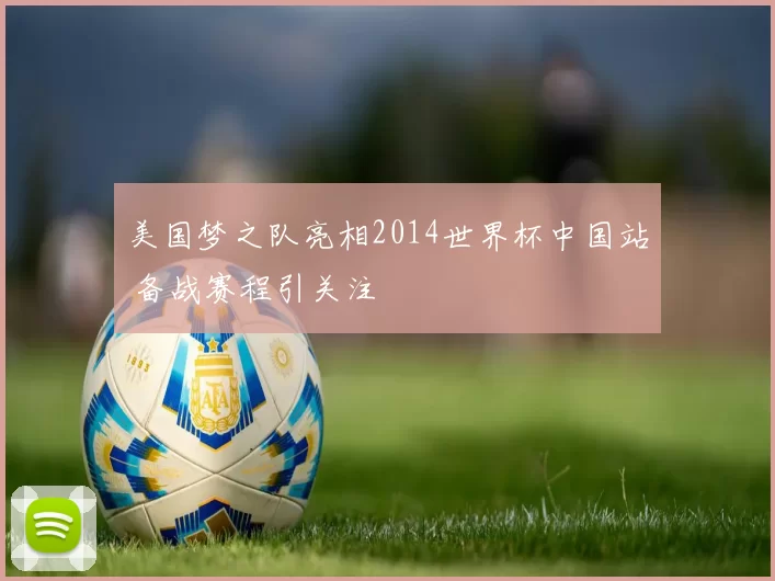 美国梦之队亮相2014世界杯中国站 备战赛程引关注